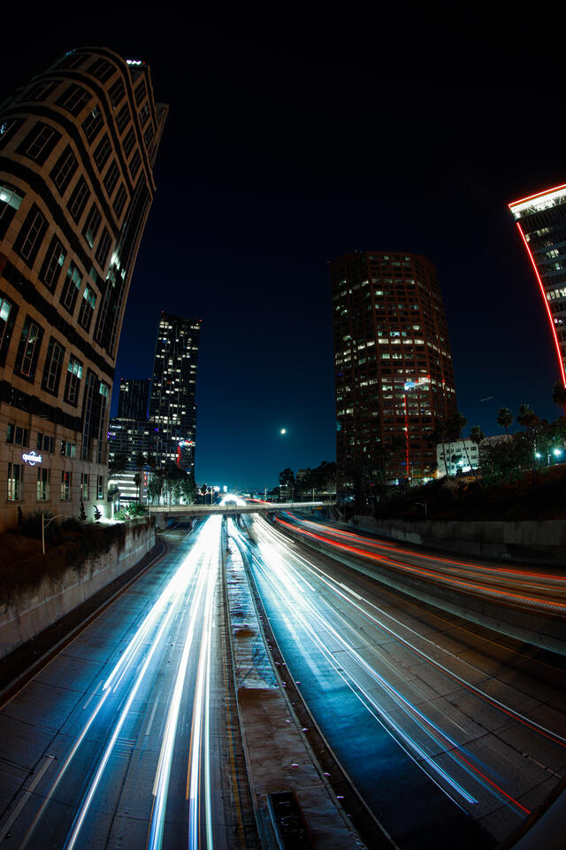 110 Freeway 1/2 Moon DTLA